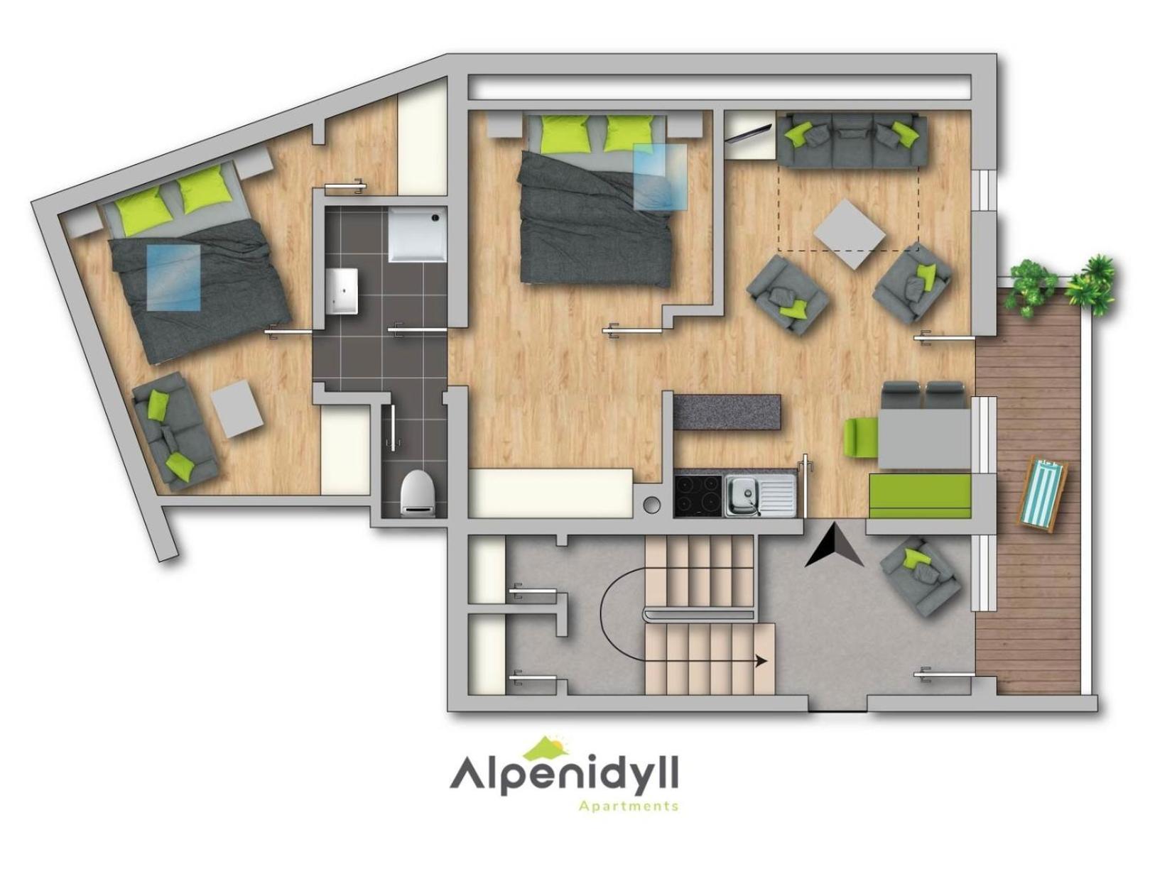 שלאדמינג City Life 1 By Alpenidyll Apartments מראה חיצוני תמונה